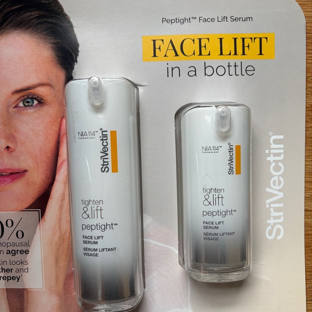 Strivectin 1 oz and 0.5 oz Tighten & Lift Peptight Face Lift Serums Brand New - Picture 2 of 7